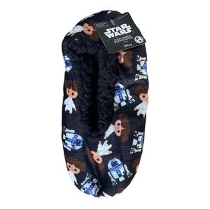 Disney’s Star Wars Fuzzy Babba Slipper Socks | OS Fits Most (7-9.5) | DEADSTOCK